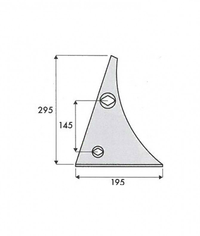 ETRAVE - DROITE - KUHN/HUARD - ADAPT - 619200 - EP. 7 MM