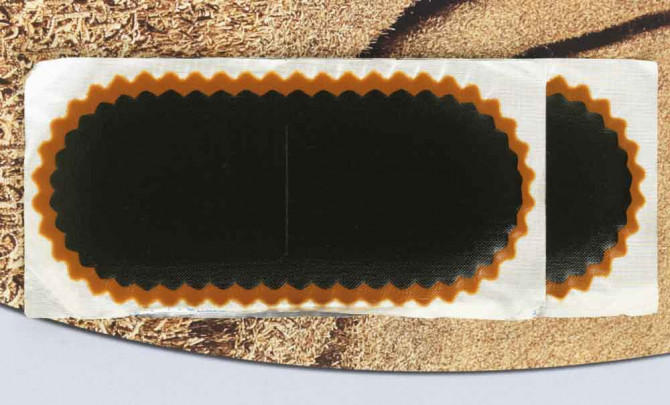 PIÈCES CHAMBRE A AIR ROUGE N°7B 150x75 MM