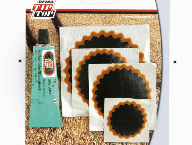 ASSORTIMENT PIÈCES CHAMBRE A AIR ROUGE N°1/2/3/4 x10