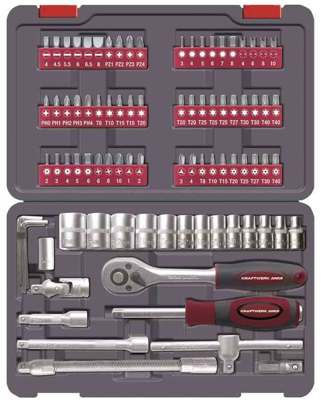 COFFRET JEU DE DOUILLES 1/4' - 88 pièces KRAFTWERK (implant 1 & 2ml)