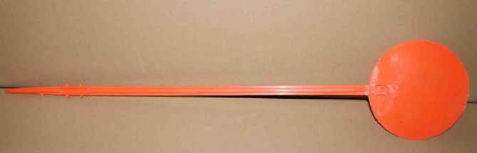 JALONS ORANGE - H : 75 CM - Ø : 150 MM - LOT DE 100