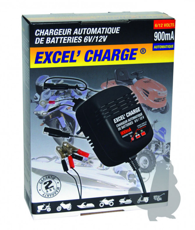 CHARGEUR DE BATTERIE UNIVERSELLE POUR AUTOPORTEE (batterie 3A)
