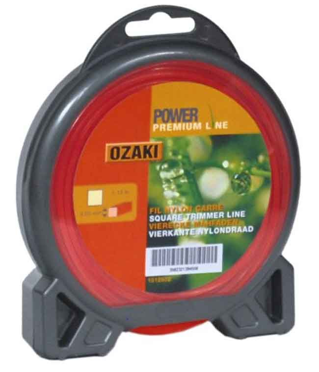 FIL NYLON OZAKI PREMIUM CARRE Diam : 2,4mm x 15m