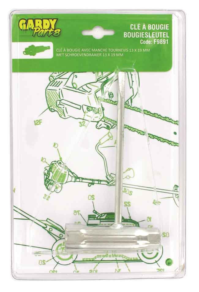 CLÉ À BOUGIE 13X19 MM