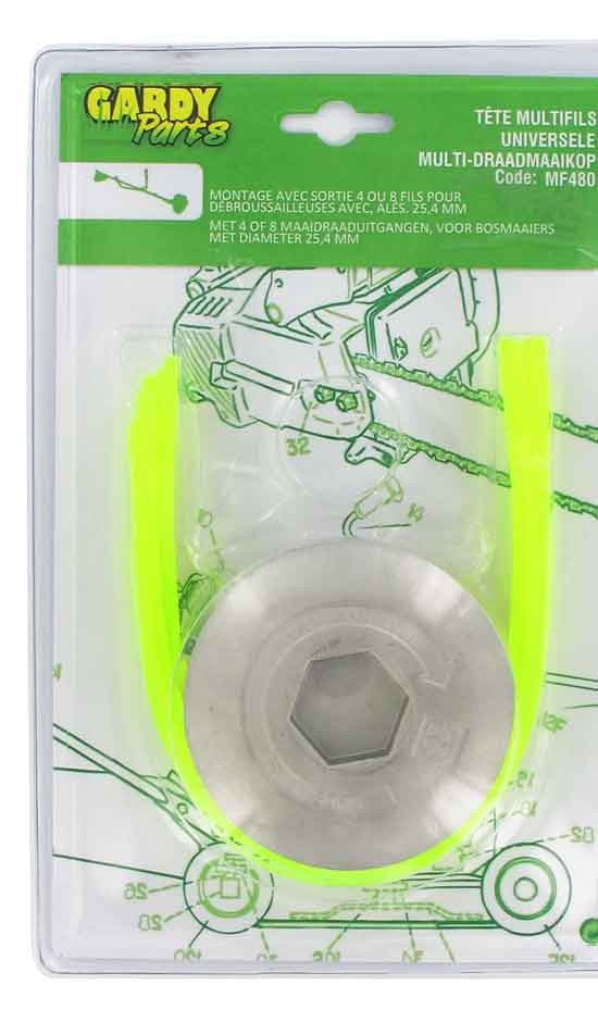 TÊTE MULTIFILS UNIVERSELLE MONTAGE 4 OU 8 FILS