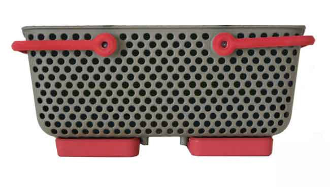 PANIER KAJO 15L TAUPE/PRUNE 48x29x20