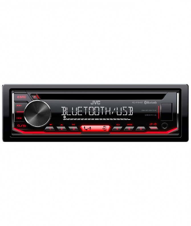 AUTORADIO - JVC - BLUETOOTH - CD - USB - TUNER - MAIN LIBRE (remplace 011100007)