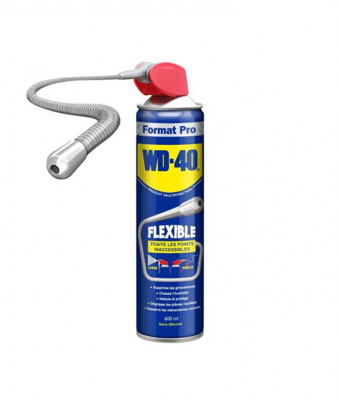 DEGRIPPANT WD40 - SYSTEME PRO FLEXIBLE 600 ml - Carton de 6