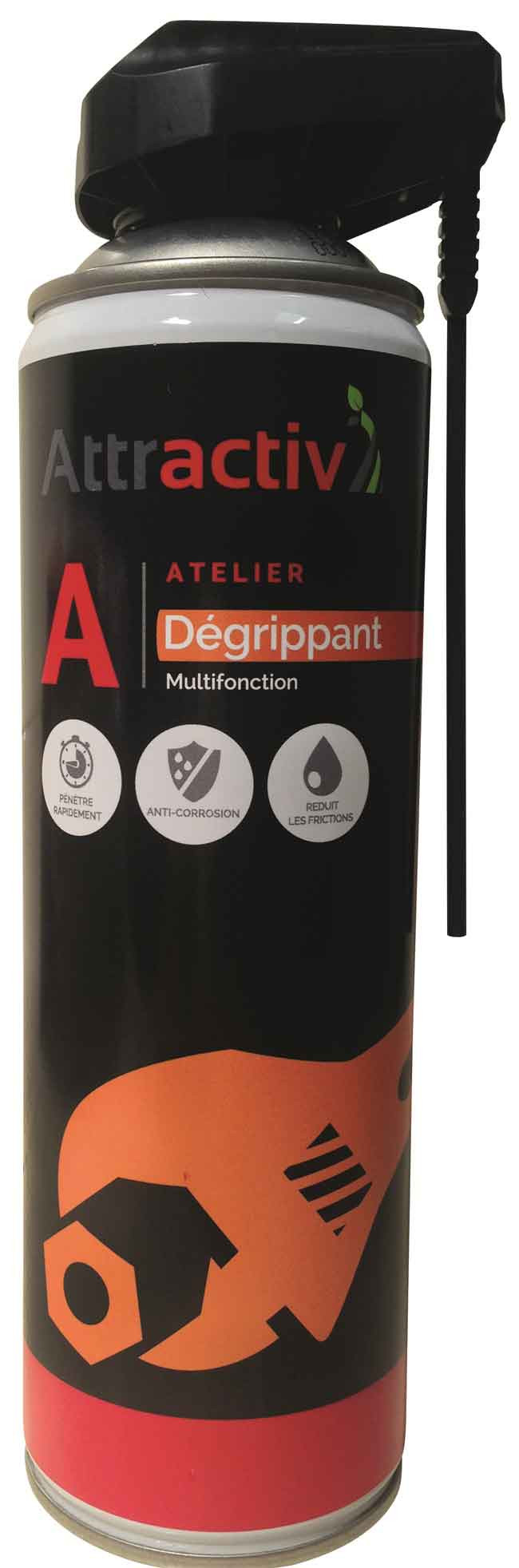 DEGRIPPANT 6 FONCTIONS ATTRACTIV - DIFFUSEUR COBRA - 500ml - Lot de 12