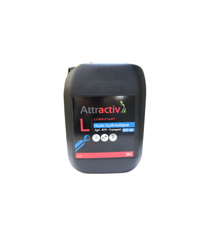 HUILE HYDRAULIQUE - ATTRACTIV' HYDRO 46 - JERICAN 20L