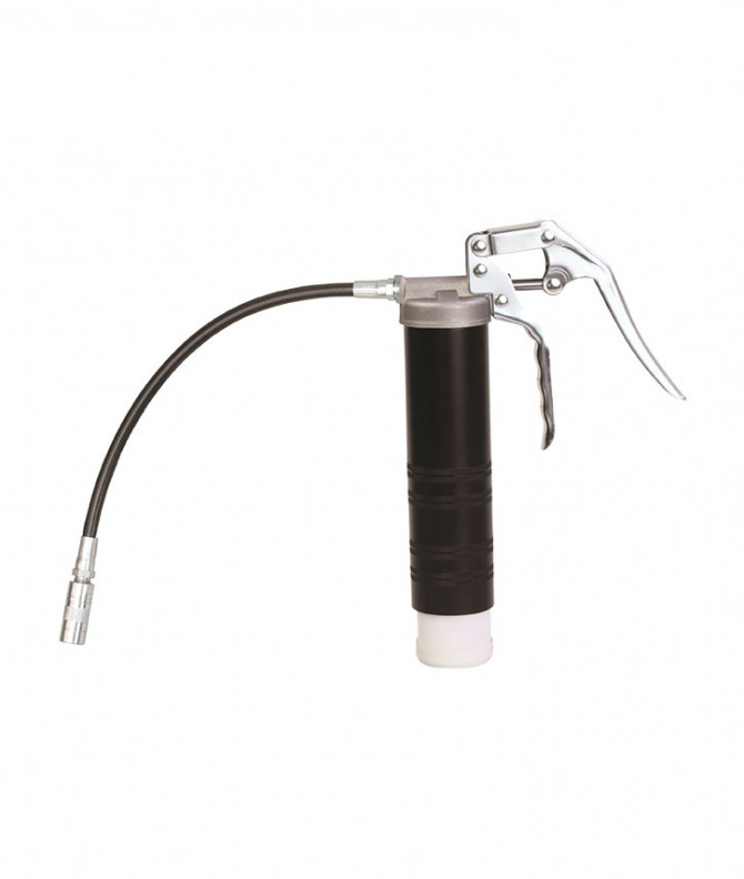 PISTOLET DE GRAISSAGE POUR CARTOUCHE A VISSER + FLEXIBLE + AGRAFE