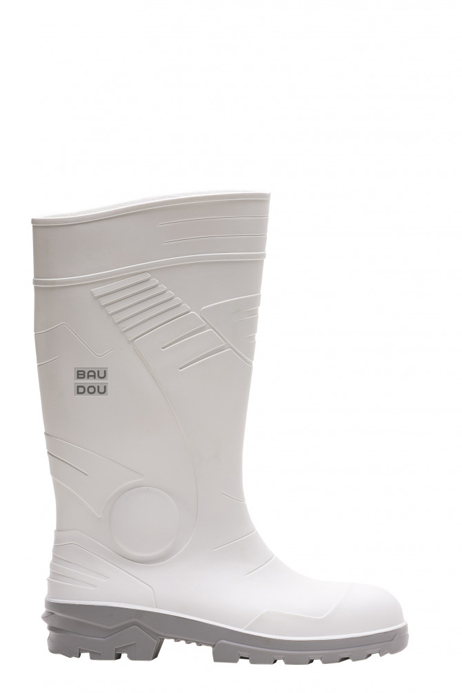 BOTTE DE SECURITE AGRO-4002 MIXTE PVC AGRO-ALIMENTAIRE BLANCHE BAUDOU sur demand
