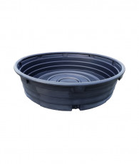 BAC DE PATURAGE ROND NOIR 2200L 2380mm x 600mm