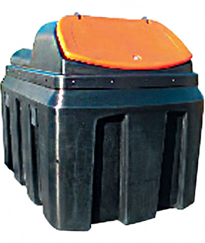 CUVE FIOUL 2500L DOUBLE PAROI EN POLYETHYLENE HAUTE DENSITE ANTI UV